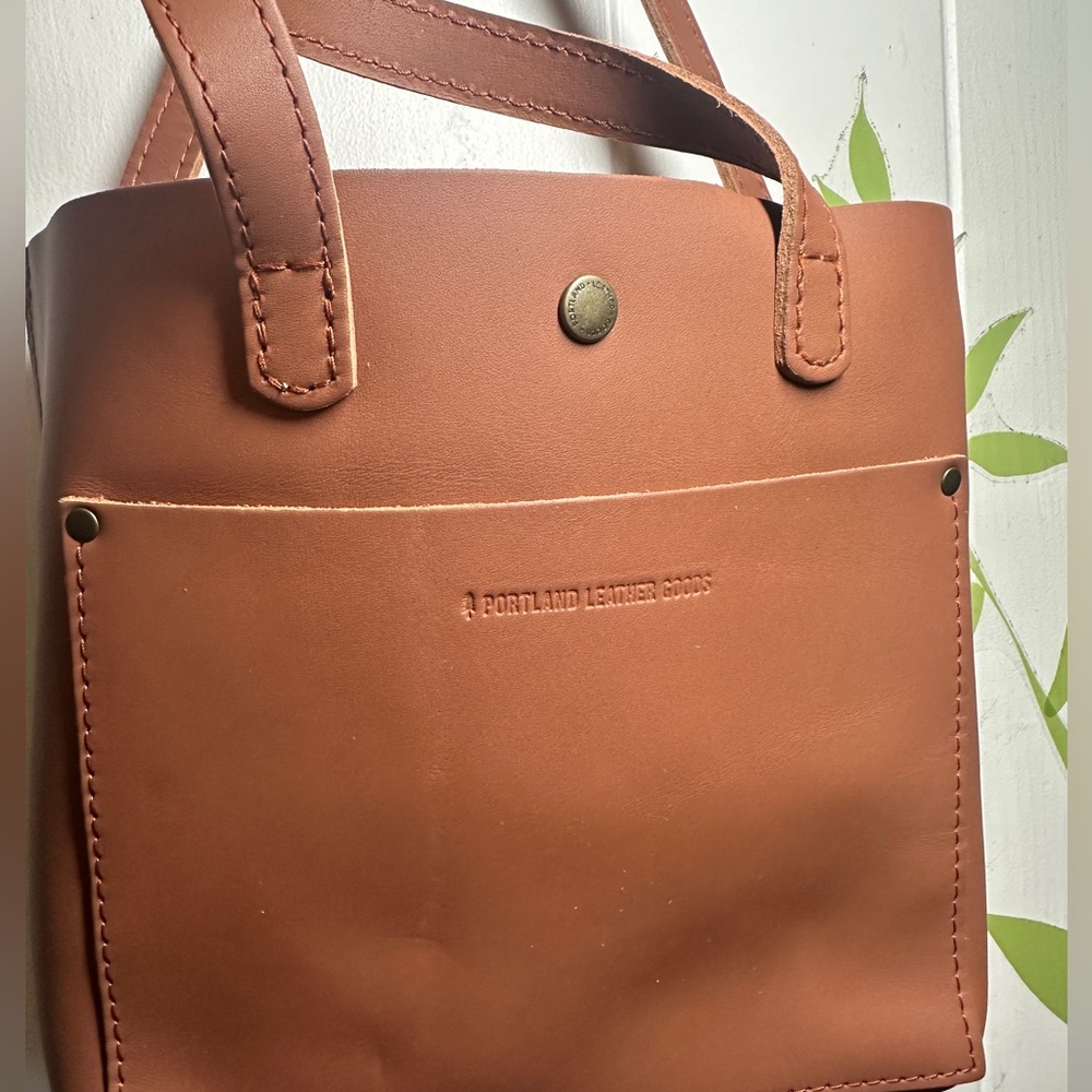 Portland Leather Goods Sunkissed Mini Crossbody Tote